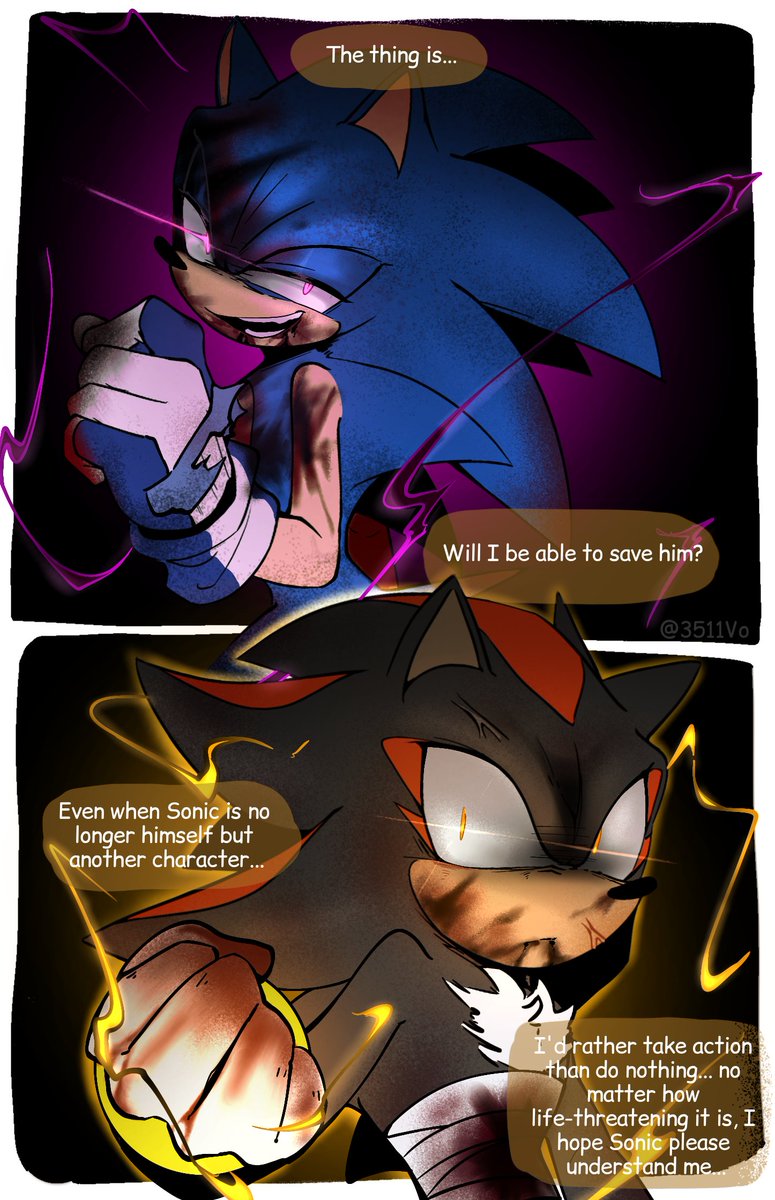 3511Vo's tweet photo. ✨ Save or kill ⚠️ 

#sonicau #darkleadingau #darkleadsonic #ShadowTheHedgehog https://t.co/Ulr99cVGMe