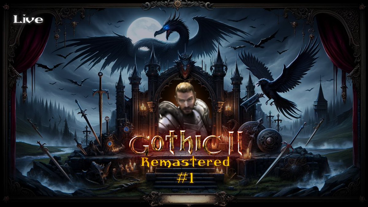 KopyTkowsky's tweet photo. Witajcie Nowi! Nie interesuje mnie, jak się nazywacie 😜 👊
🔴Odświeżony Gothic II: Pokonał Śniącego, zniszczył Barierę... i żyje!💪🏼| Po latach #1
LINK: https://t.co/jXqniAbFnX

#gothic #gothic2 #gothicremake #gothic2nk #live https://t.co/lcDP0XbDFb