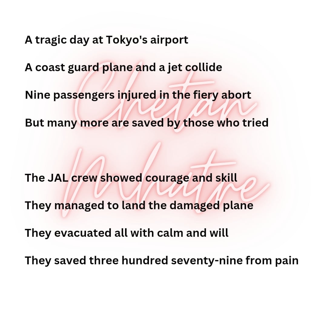 ChaithanOppa's tweet photo. Respect to the crew for saving lives of passengers 🇯🇵🇮🇳🇯🇵🇮🇳💕 #japan #TOKYO #JapanAirlines https://t.co/Z0WyHjoftD
