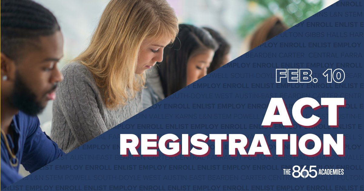 Educators, today is the last day for students to register for the Feb. 10 ACT❗ Visit the ACT website to learn more and register: bit.ly/47fAyw2
