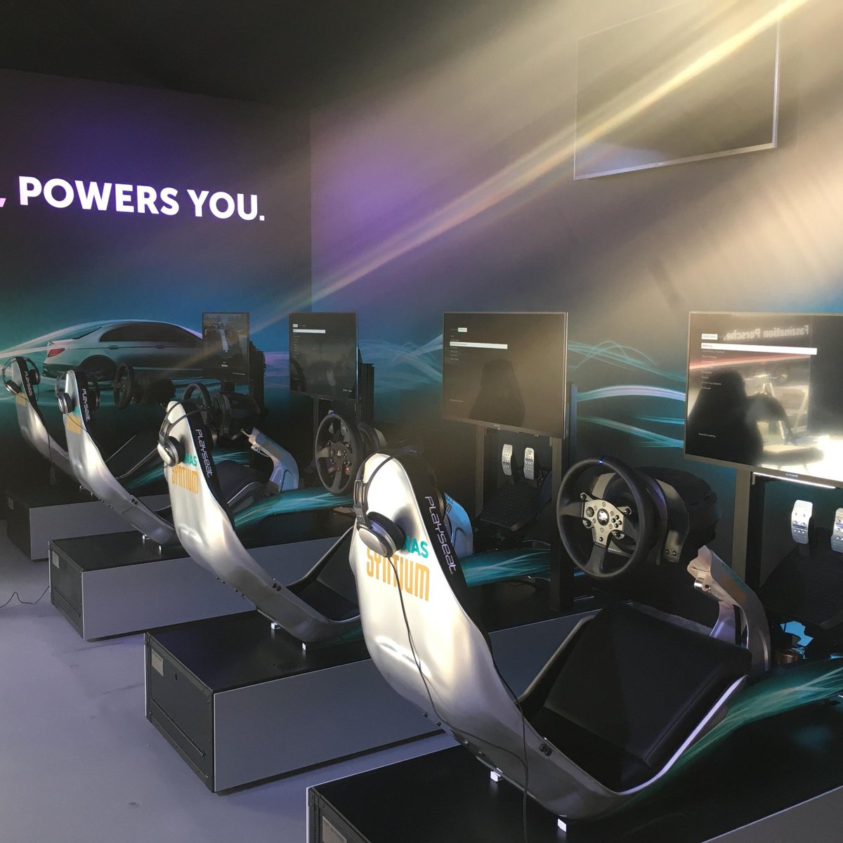 VirtuallyEnter's tweet photo. Throwback to this incredible event at Monza on behalf of Petronas where our simulators were the main attraction! Complete with custom branding they really stood out 😎

https://t.co/3ko7URdrHK

 🏁 #TBT #EventPlanning #Monza #F1 #F1Simulators #Petronas
#throwbackthursday #italia https://t.co/hCAfvBUeQn