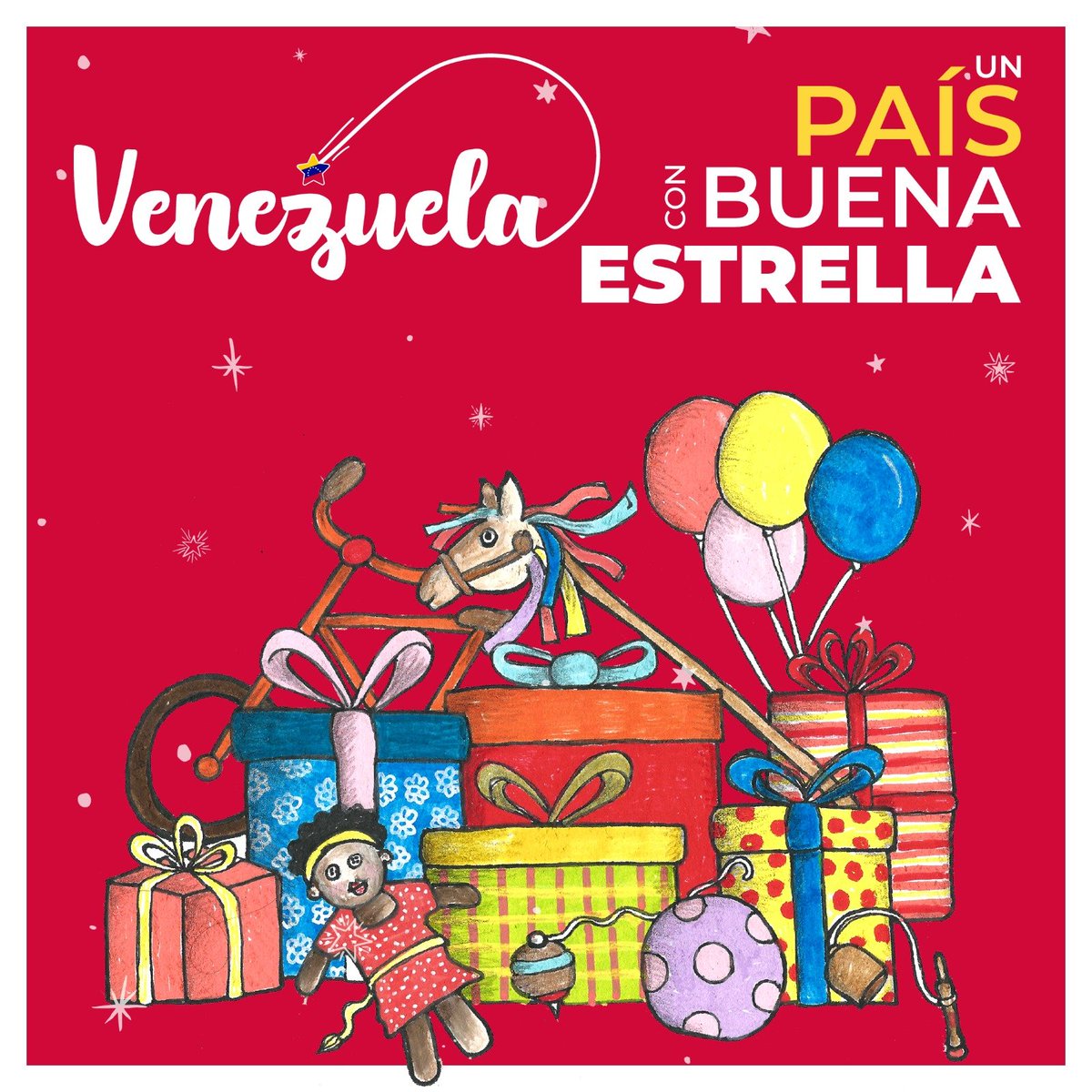 En esta temporada Navideña unamos nuestras voces en un canto lleno de esperanza, amor y paz para Venezuela. ¡Felices Fiestas! #PuebloEstableYEnPaz