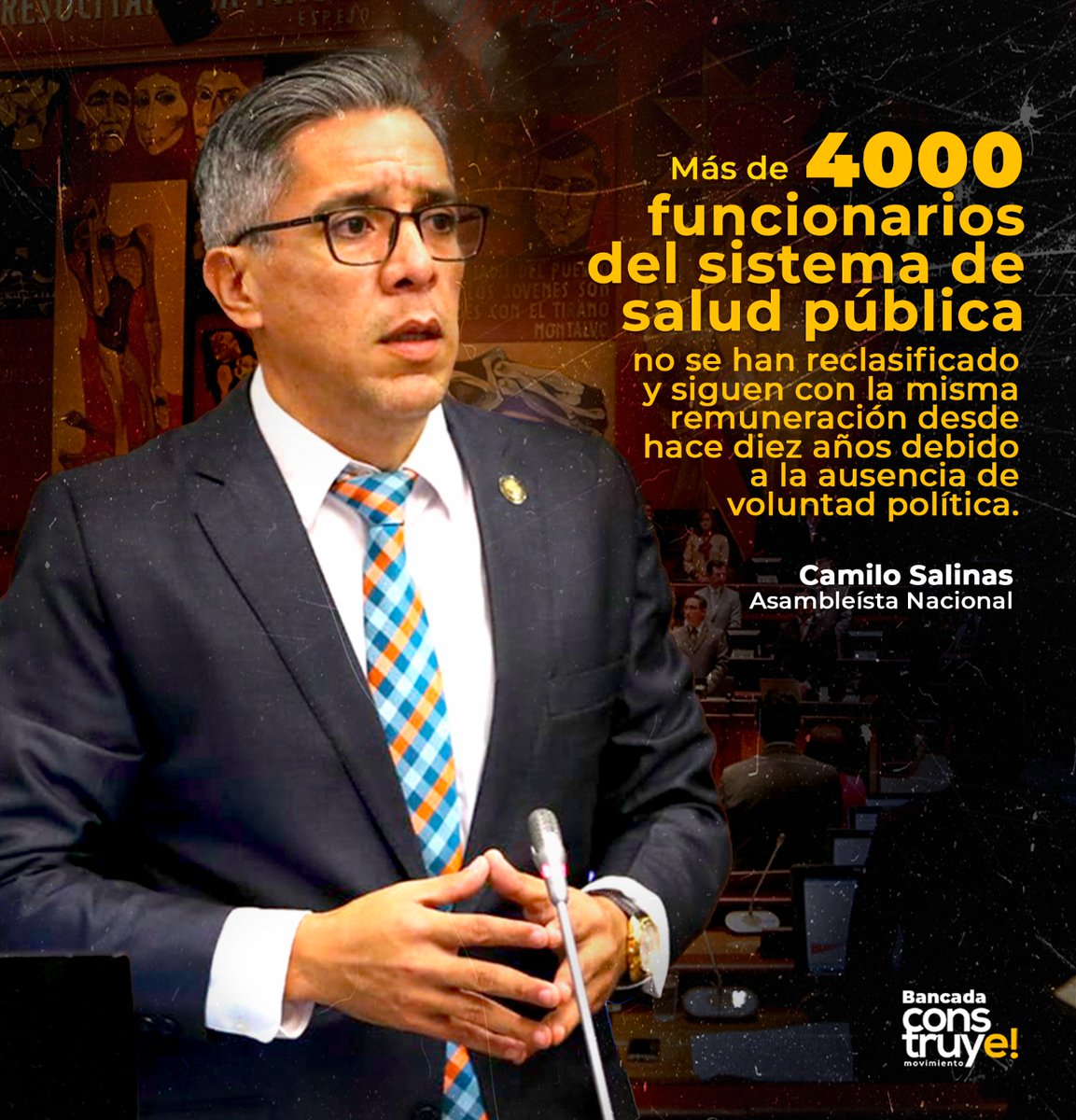 📢 ¡4000 trabajadores de la salud en Ecuador esperan su reclasificación salarial por una década! 💼🩺 Es hora de que el Gobierno actúe y mejore sus condiciones laborales.✅ <a href="/DanielNoboaOk/">Daniel Noboa Azin</a> #Salud #Laboral #Trabajadores #Empleo 

@LaDataEc <a href="/680radioatalaya/">Radio Atalaya 680 AM</a> <a href="/deldiaalanoche_/">Del Día a la Noche</a>