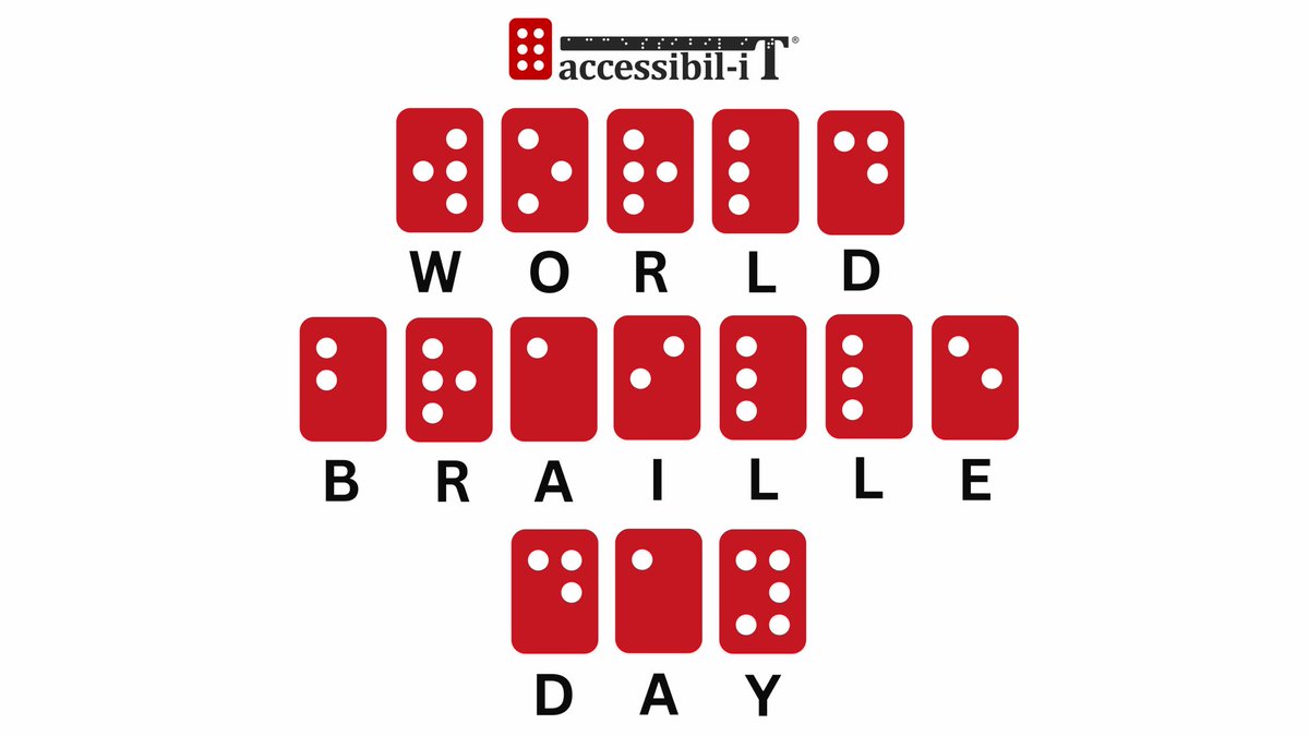 Did you know the first published six-dot braille cell system was created by Louis Braille in 1829? #WorldBrailleDay