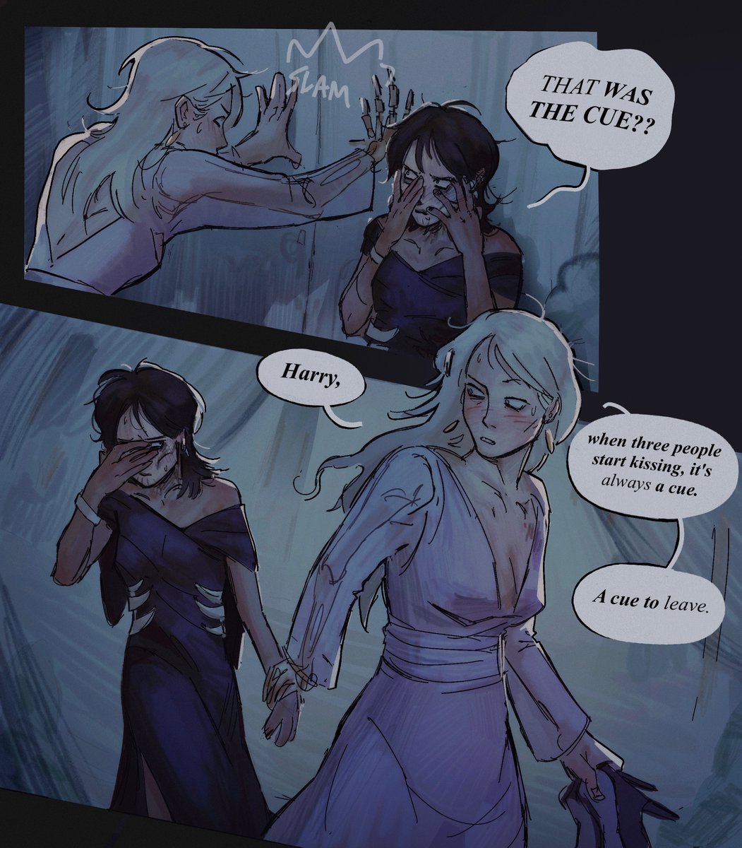 naomistares's tweet photo. drew 6 pages of ianthe getting rejected because i am sane (1/3) #TheLockedTomb https://t.co/mPJSZqchJw