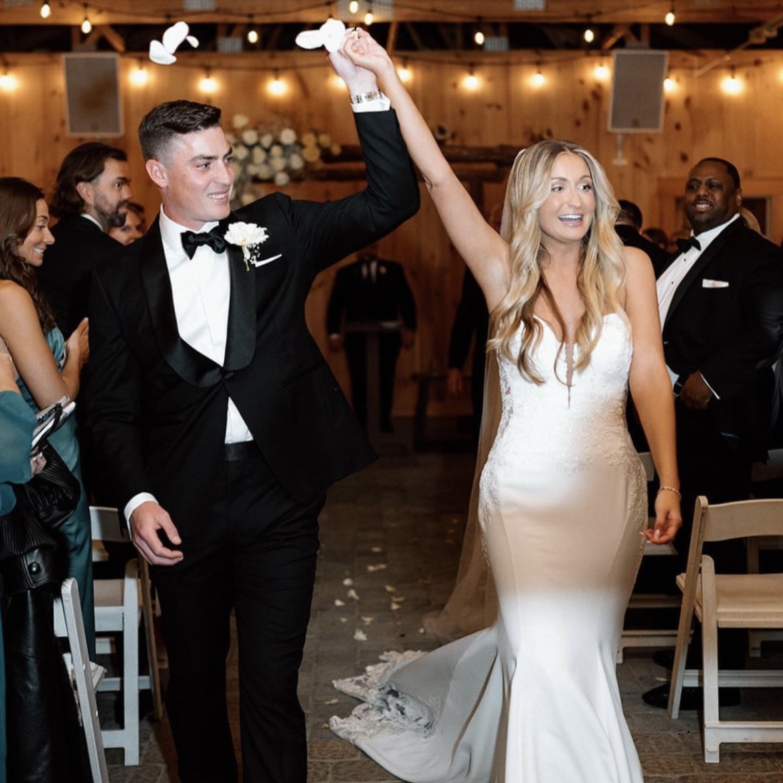 swbrailriders's tweet image. Here’s to entering 2024 as a married couple … Congratulations to these former RailRiders on tying the knot this offseason! 💍

Wishing you all the best in this next chapter together, Erin and Clayton Beeter, Alondra and Nestor Cortes, and Gianna and Ron Marinaccio!