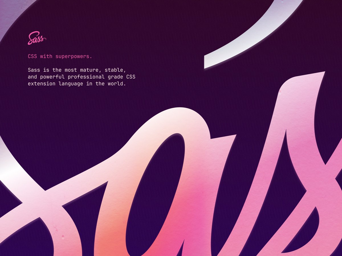 jinsu's tweet image. Revitalizing the Sass logo #sasscss