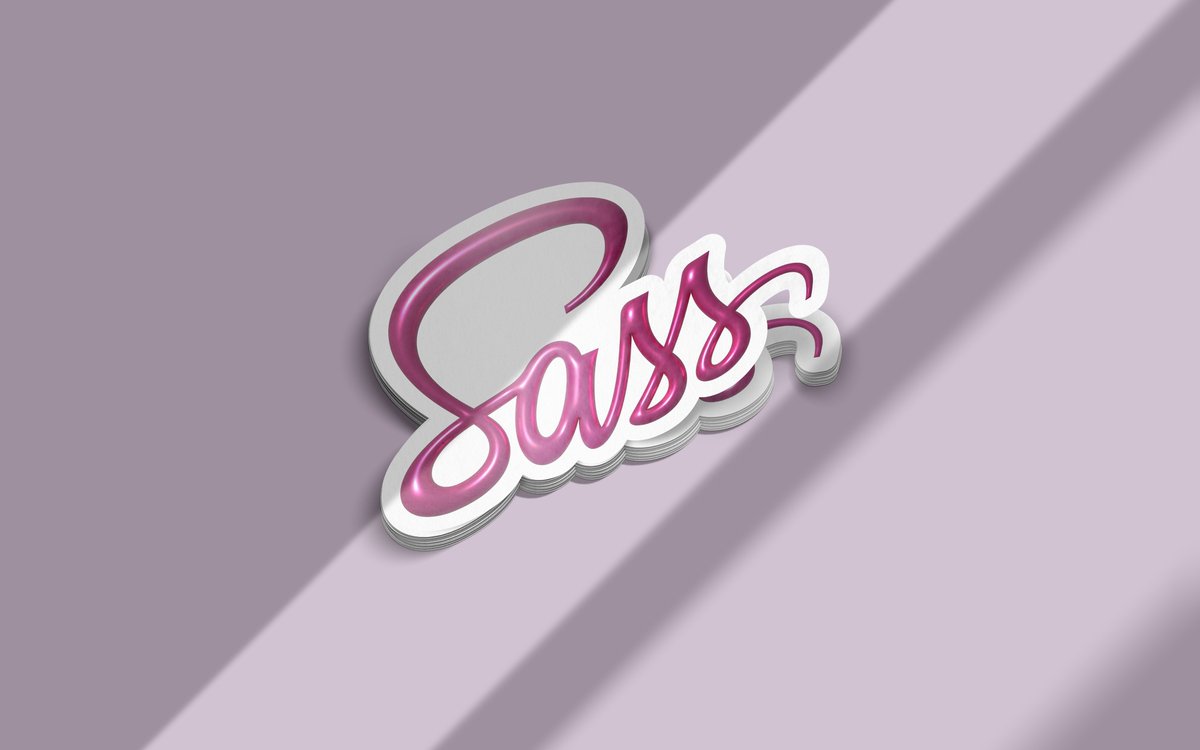 jinsu's tweet image. Revitalizing the Sass logo #sasscss