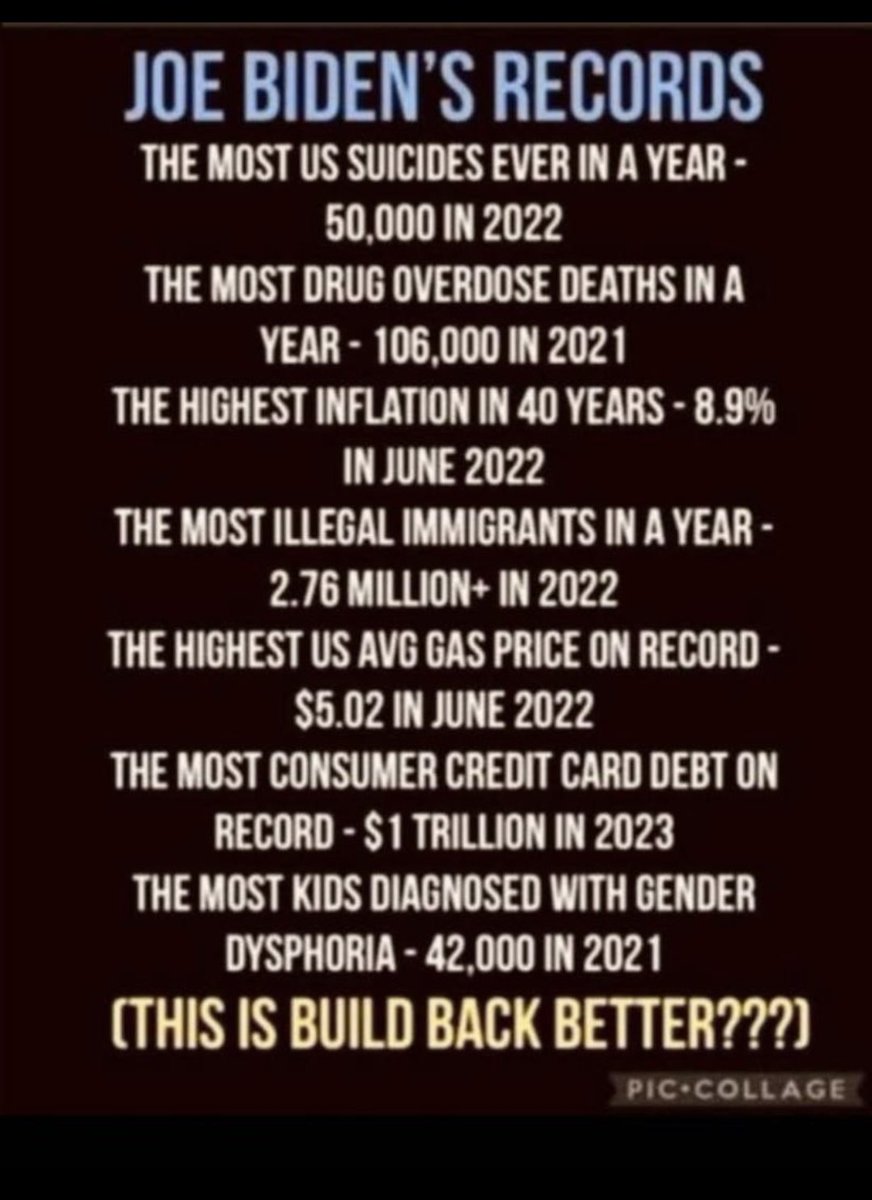 kay_kingsbury's tweet photo. @dbencoombs @Rachel4Trump_45 Trump's "GREATEST" list is extremely extensive. Most makeup may be on that list. I can live with that. But the Most diapers used is most certainly #QuidProJoe #LyinBiden #BasementJoe
A few of Joe's other accomplishments... 😏😎😁 https://t.co/InfIVSRNc4