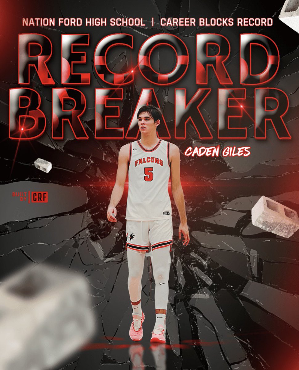 Nation Ford High School Block Record Broke- 145 Career Varsity blocks and still going!! <a href="/NationFordBBAll/">NationFordBoysBasketball</a> <a href="/Coach_Rick57/">Rick Lewis</a> <a href="/Junkieforbball/">Basketball Junkie</a>