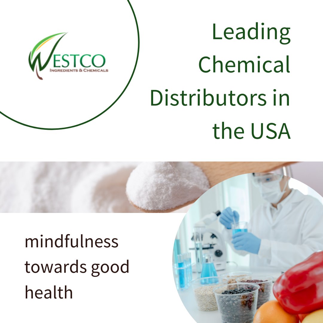 We provide unmatched formulation solutions, swift and efficient support, all while prioritizing mindfulness towards good health.

📞Contact us at 818-255-3655 or email sales@westcochemicals.com.

#WestcoChemicals #ChemicalDistributors #QualityIngredients