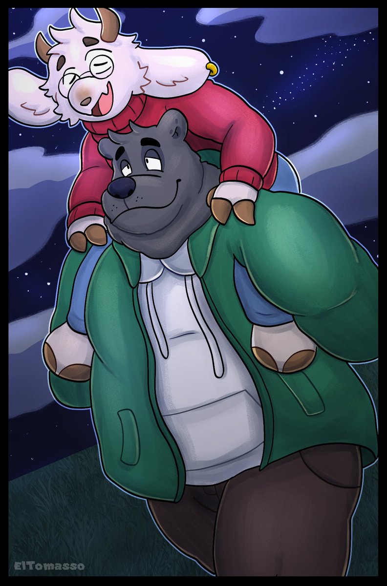 COMMISSION FOR <a href="/bodaciousburr/">Magnus 💫</a> and <a href="/StoopidGoat/">StupidGoat</a> !!!!!

LOOK AT THESE CUTIES! THANK YOU SO MUCH!