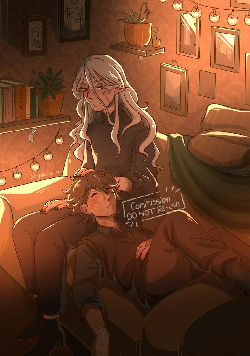 Hyaha_ha_ha's tweet photo. Tonight I'm happy to show you a Bramran piece I just finished for @silvfyre !!
Ranpo is loving the head pats hehe (*Β― Β³Β―*)β‘
-----
#BSD #bsdtwt #bsdfanart #bsdart #bsdranpo #bsdbram #bungoustraydogs #bramran https://t.co/nKGVLBe0xZ
