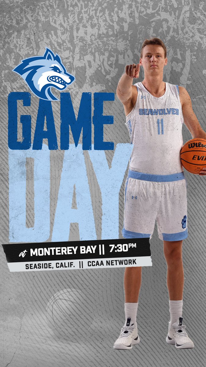 SonomaSeawolves's tweet photo. 🏀GAME DAY🏀

Seawolves hit the road to take on Cal State Monterey Bay at 5:30 and 7:30 PM! Stream the games LIVE on the @goccaa  Network! 🖱️💻#NomaNation https://t.co/7eWu49SotG