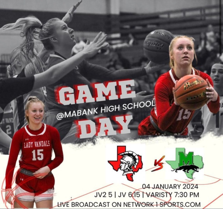 Game day!!! @ 7:30 in Mabank come out and support us tonight!! 
broadcast info- Network 1 ETEXWEST