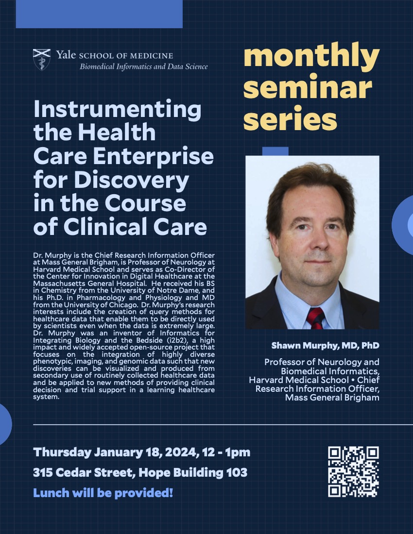 Yale Biomedical Informatics & Data Science tweet media