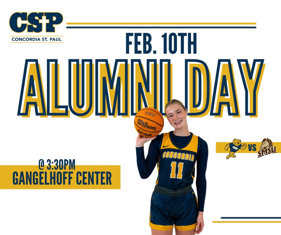 Save the date 🗓️ Alumni Day is on Saturday, February 10th.

Join us for a memorable evening at Green Mill at 5:00pm to reconnect with old teammates, coaches, and friends.

Don't miss out – RSVP with Mallie at doucette@csp.edu by February 1st! 🎉 #AlumniDay #CSPFamily