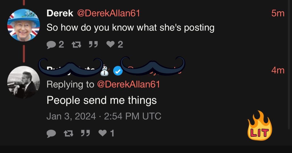 JaneyGodley's tweet image. People send him things apparently #stalker #multipleaccounts