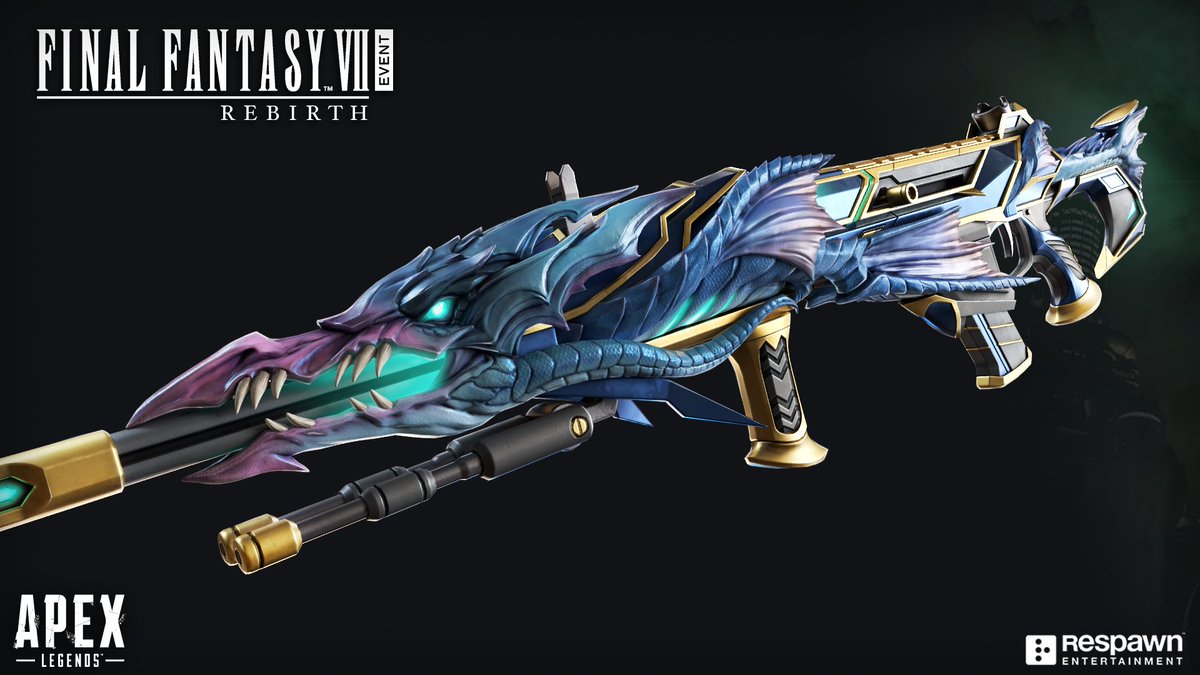 Oscreat's tweet photo. #FF7R x #apexlegends starts Jan 9!
 We got to work on some exciting legendary skins and I couldn't be more proud of what the team pulled off. Here are some closeups for you, see you in the battlefield, legends!

✨: https://t.co/ylnE2byM5u
@PlayApex @Respawn https://t.co/fBVdNXIGQf