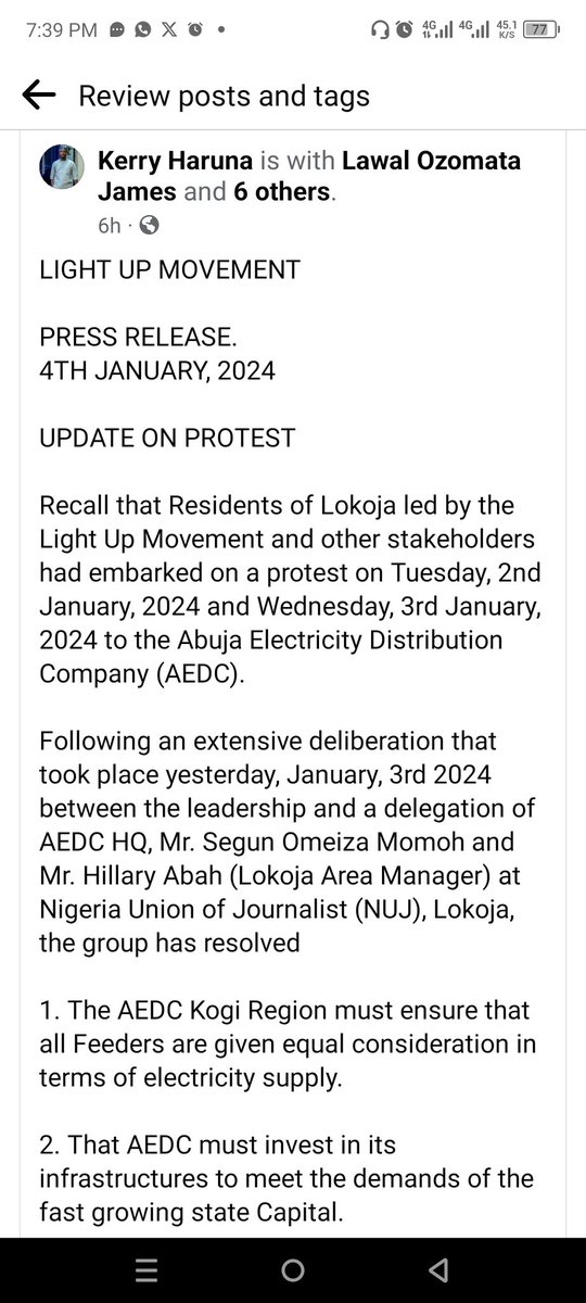 Ziliyaxx's tweet image. Should @aedcelectricity fail to take this serious, we will resume our protest.

theanalyst.ng/2024/01/light-…

nationalwatchtv.com.ng/?p=967

Christopher Ezeafulukwe, Donald Etim, listen to us.

Danladi Baba Must Go!
#power #FCCPC @Prof_James5 @yabagione @kogireports @Candid_Gcfr @irahabib