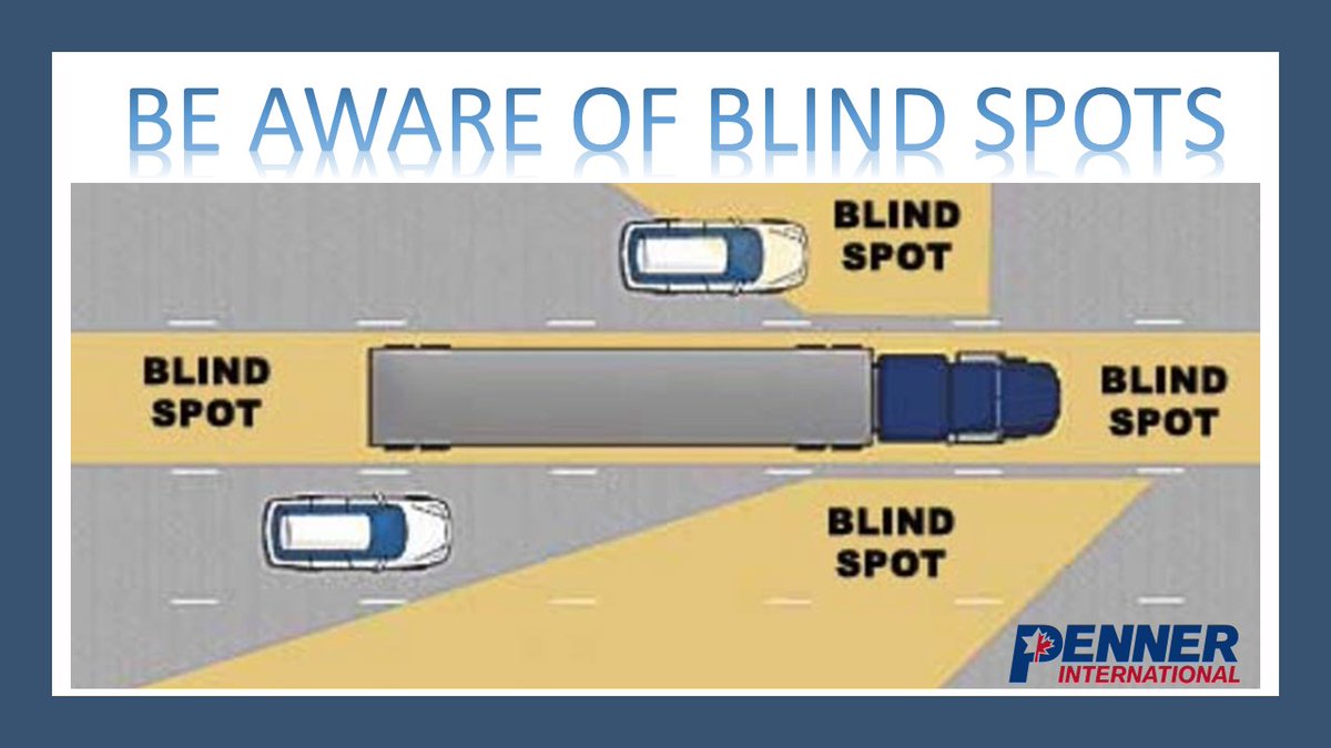 All vehicles have blind spots — areas around the vehicle where the driver cannot see others on the road, however these are much larger on a commercial truck so it's important to recognize where these various blind spots are so everyone can share the roads safely.
#TruckingSafety