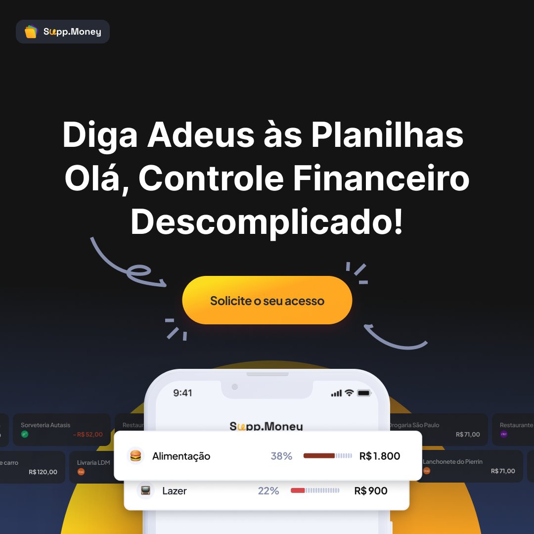 loudgods's tweet photo. Você precisa de um aplicativo que puxa as suas transações e organiza tudo automaticamente nesse começo de ano?

1. Siga @SuppMoney 
2. Envie uma DM para o https://t.co/MPkXETA9GB com o modelo do seu aparelho e qual é o banco que você usa

Vamos aceitar mais 100 pessoas para testar o aplicativo 💛