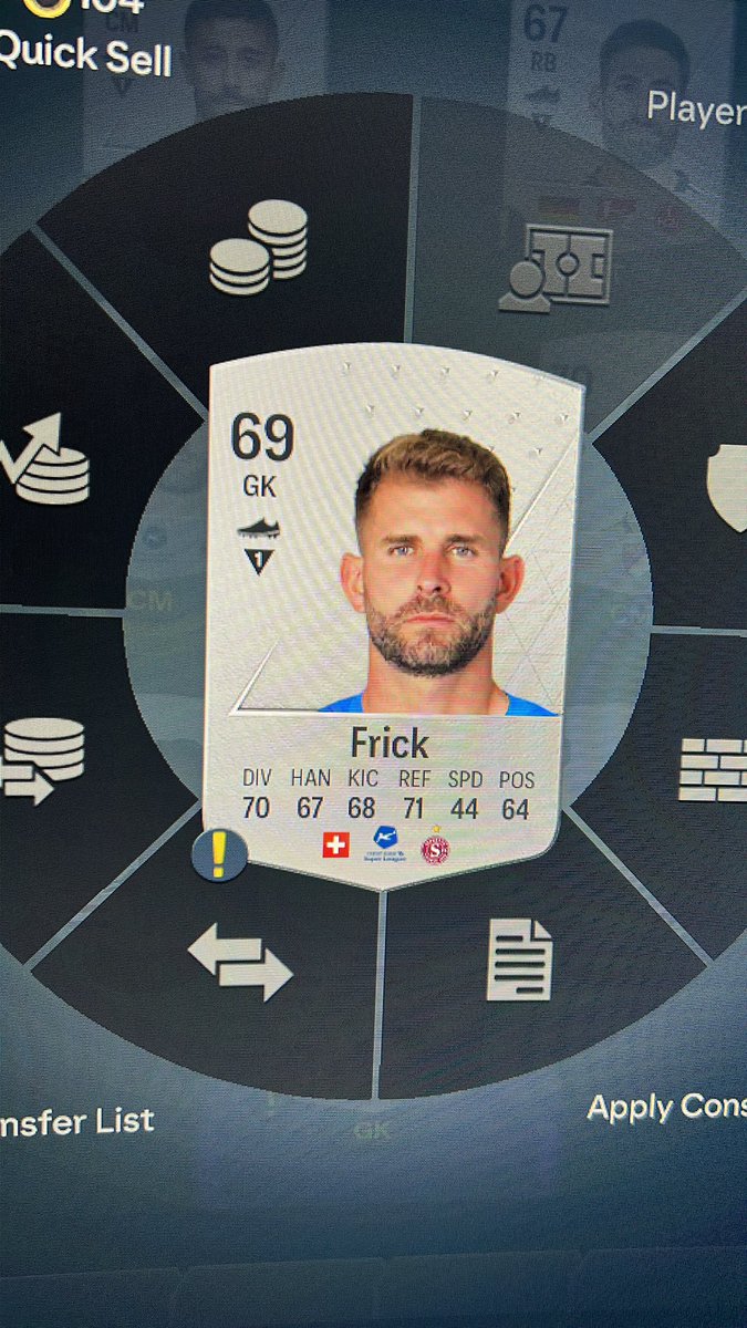 KeanuBurrell_7's tweet photo. When your player fits all the stats on the EVO but the max rating is too high 😭 @FUT_Accountant https://t.co/RhM3EbmDnt
