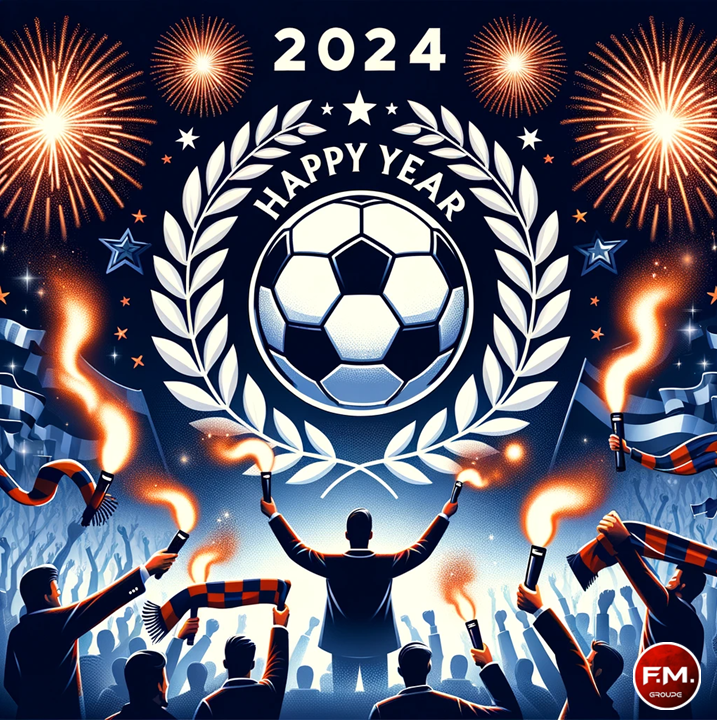 FootMarketing91's tweet photo. En cette nouvelle année 2024, toute l'équipe de l'Agence Fm groupe vous adresse ses meilleurs vœux de santé, bonheur et réussite.

Que cette année soit riche en moments mémorables, en succès tant sur le terrain que dans vos projets personnels et professionnels.Instagram@fm.groupe https://t.co/7P4KGFaGk0