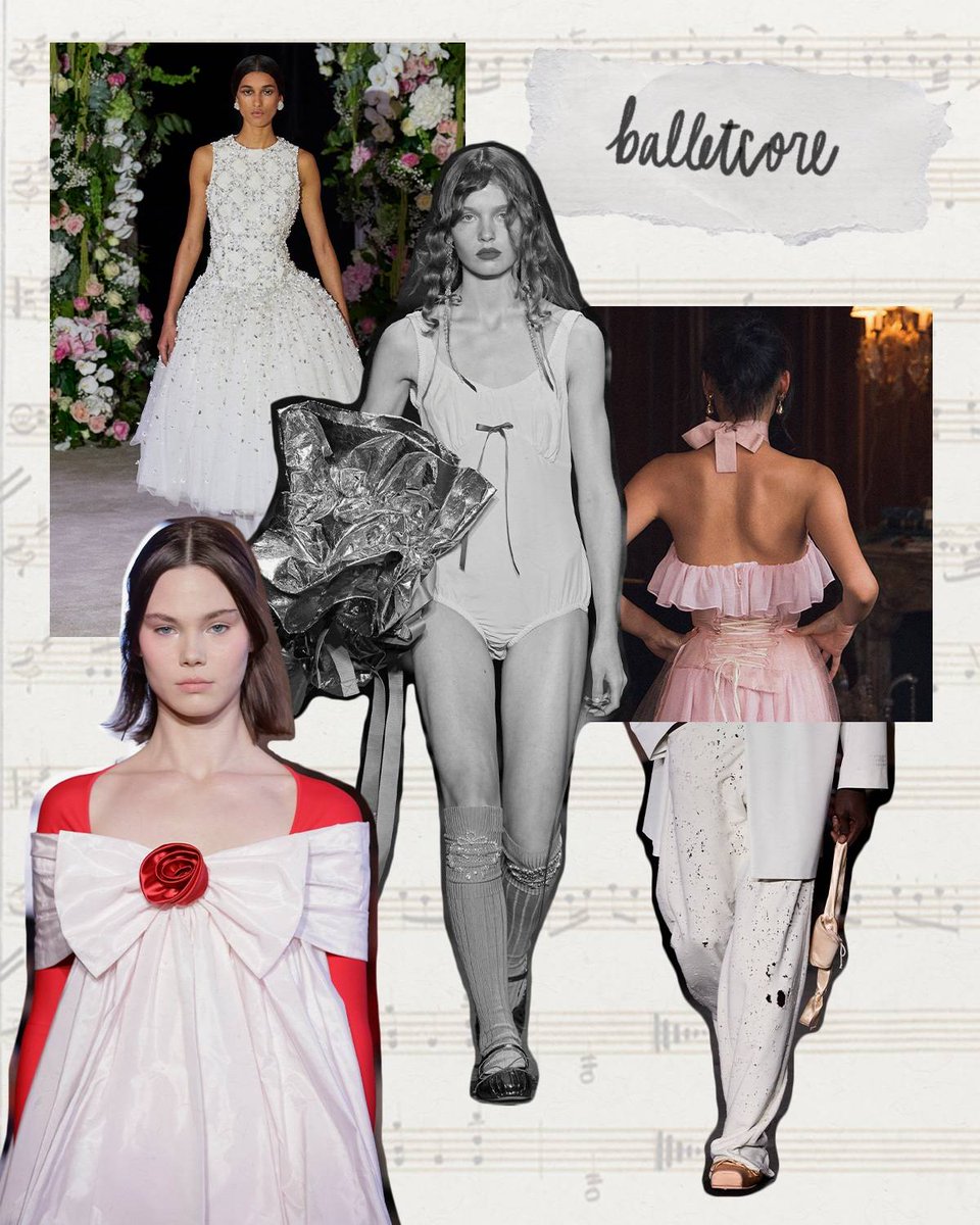 WhoWhatWear's tweet photo. No fashion movement strikes the balance between trend-forward and timeless quite like balletcore. As all things ruffled, voluminous, and romantic continue to cement their relevance in high fashion, we're taking a look into the history of the dance form's subversive connection to style. Here, let the lesson in balletcore begin: https://t.co/AWV5riVmPQ