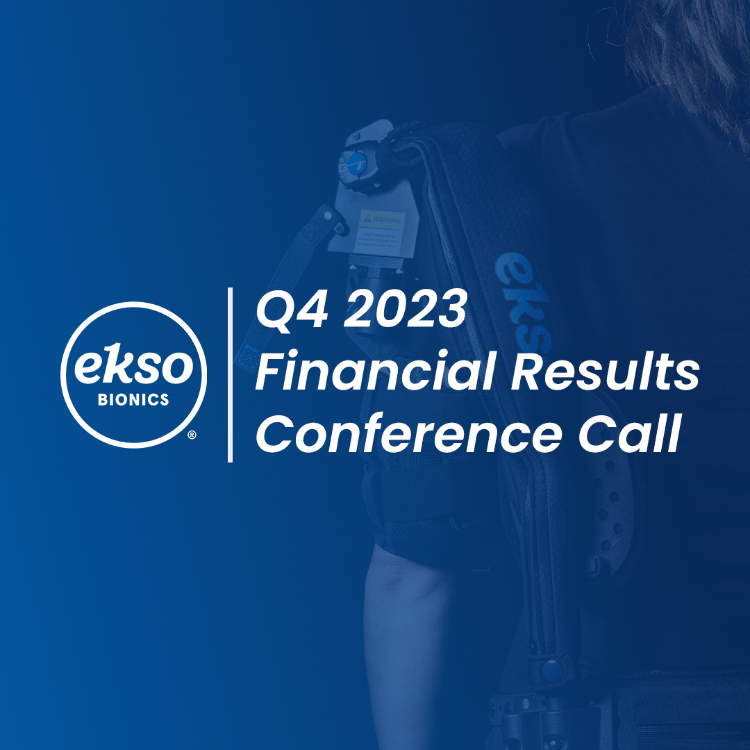 $EKSO today announced preliminary Q4'23 top line financial results. Total Q4’23 revenue is estimated to be in the range of $4.7 million to $4.9 million, compared to total revenue of $3.6 million in Q4’22.

Read more about today's announcement here: bit.ly/41P54vS