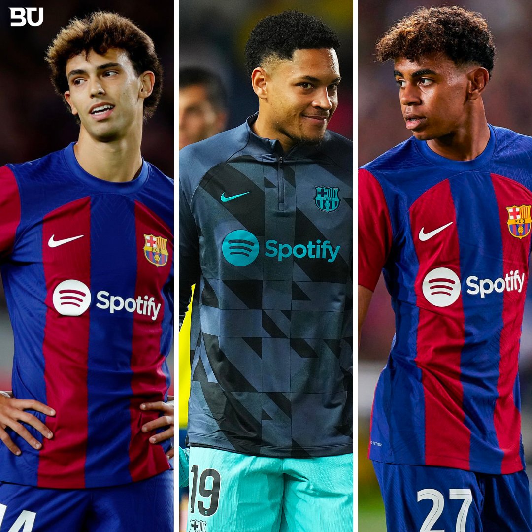 BarcaUniversal's tweet photo. Barcelona's front-three right now. https://t.co/iQjjn2aB4z