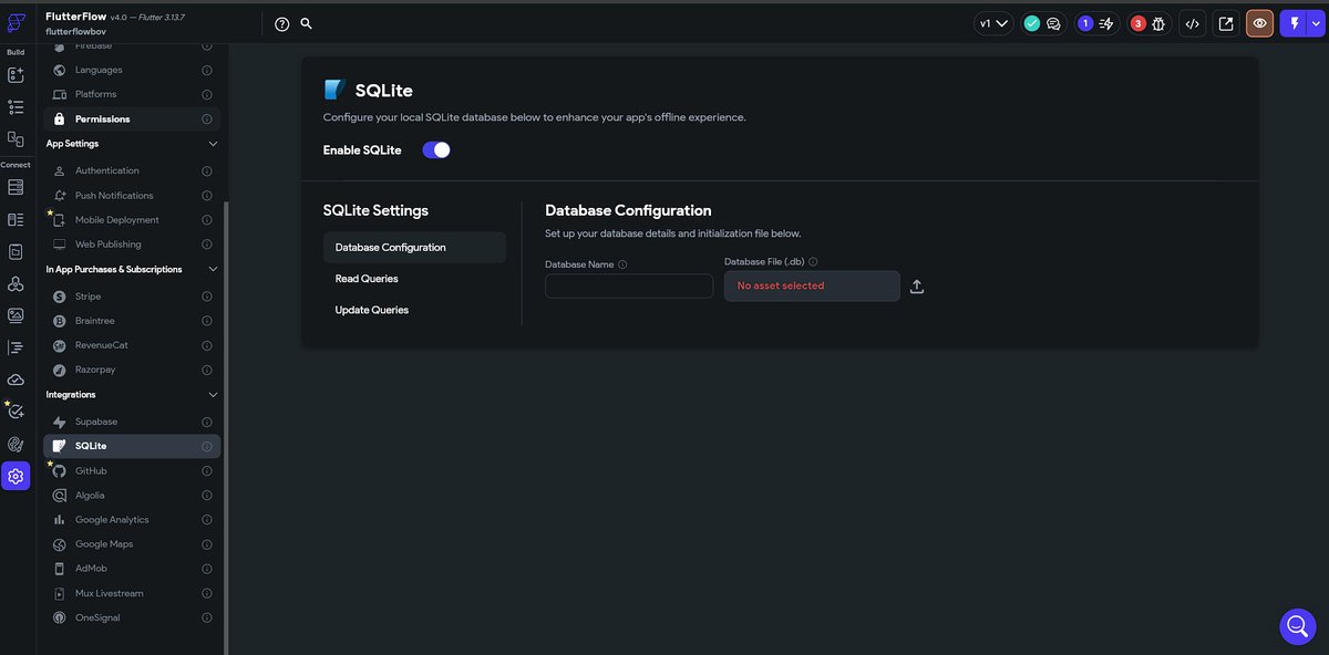 flutterflowbr's tweet image. Now sqlite is available on flutterflow. Thank you very much @flutterflow
#sqlite #sqliteflutterflow #flutterflow