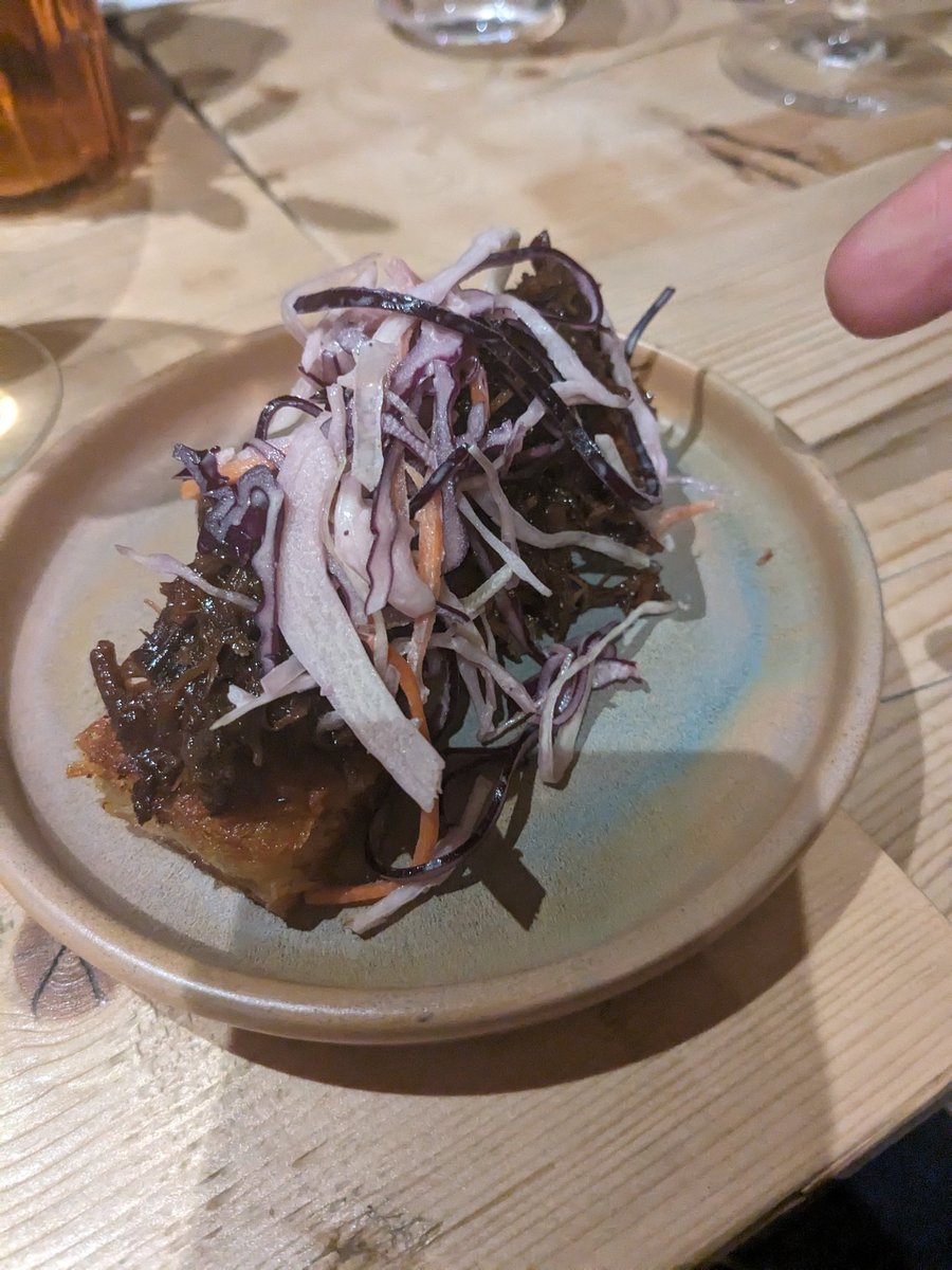 SupperCardiff's tweet photo. We tried everything on the menu at @pocacardiff tonight. Highlights were the gnocchi, potatoes with salsa Verde, pork belly and the oxtail on hash brown. Desserts were great too. https://t.co/jXJ8cc4Yi5