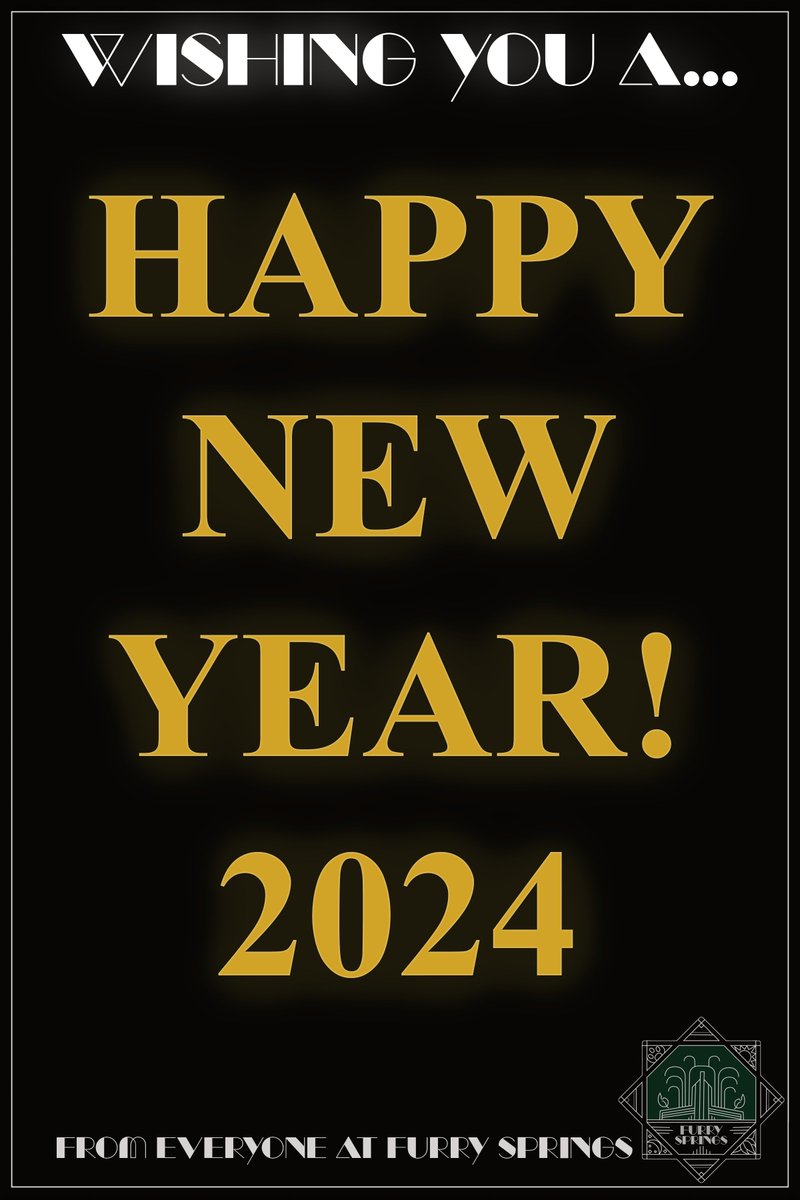 FurrySpring's tweet photo. HAPPY NEW YEAR!!!!! 🎉💖🥳💖🎉 It may be a little late to the party but from all of us here at the Furry Springs we hope you've had a Briliant Winter Holiday! We've got big plans this year so here's to a Cracking 2024!!!!! 🦊  #VRChat #Furry #Furries #FurrySprings #FurryFandom 🦊 https://t.co/F0qqEH4Ui7
