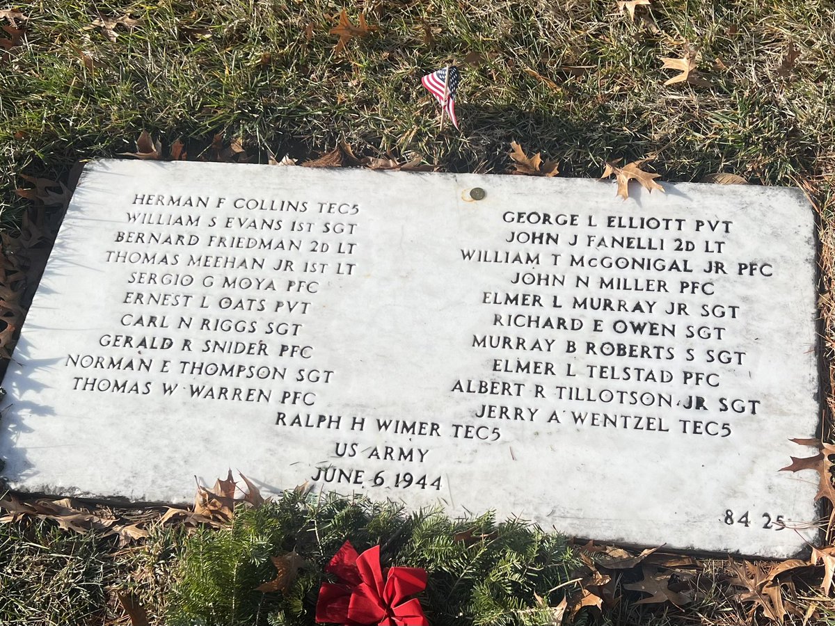 When your son asks to pay his respects to Lt. Meehan, you make the trip.  <a href="/usarmy/">U.S. Army</a> <a href="/101stAASLTDIV/">101st Airborne Div.</a> #easycompany <a href="/SSHonorFlight/">Stars and Stripes Honor Flight</a> #JeffersonBarracksNationalCemetery