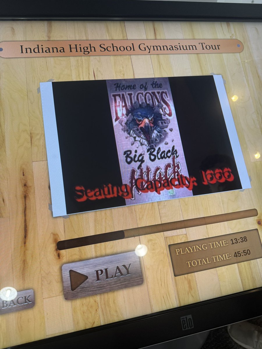An afternoon trip to the Indiana Basketball of Hall of Fame. Game tonight at Hoosier Gym in Knightstown. <a href="/IHSAA1/">IHSAA</a>