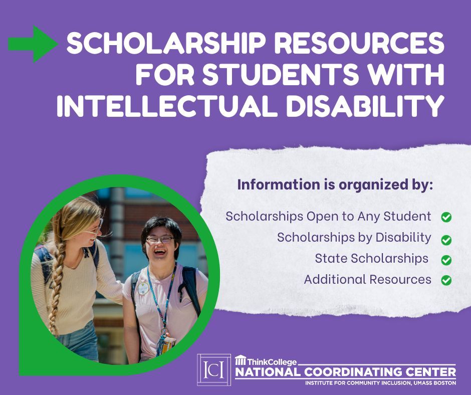 thinkcollegeICI's tweet photo. #TBT 
For those applying to college and wondering how to pay for it... check out this super helpful Think College resource on scholarships for #InclusiveHigherEd. #ThinkHigher #ThinkCollege #ChangingExpectations #CreatingOpportunities https://t.co/GJp9sMZMFZ https://t.co/V2v5ZkvVFT