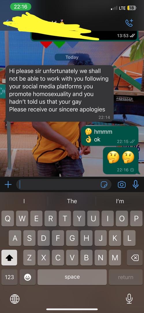 Next month I was gona act in a certain movie which has  always been my dream, this local company had come to an agreement with me, contract was to be signed at the end of this month, now see how they are getting crazy 
Ba dear I don't give a fuck see you 
😂😂😂