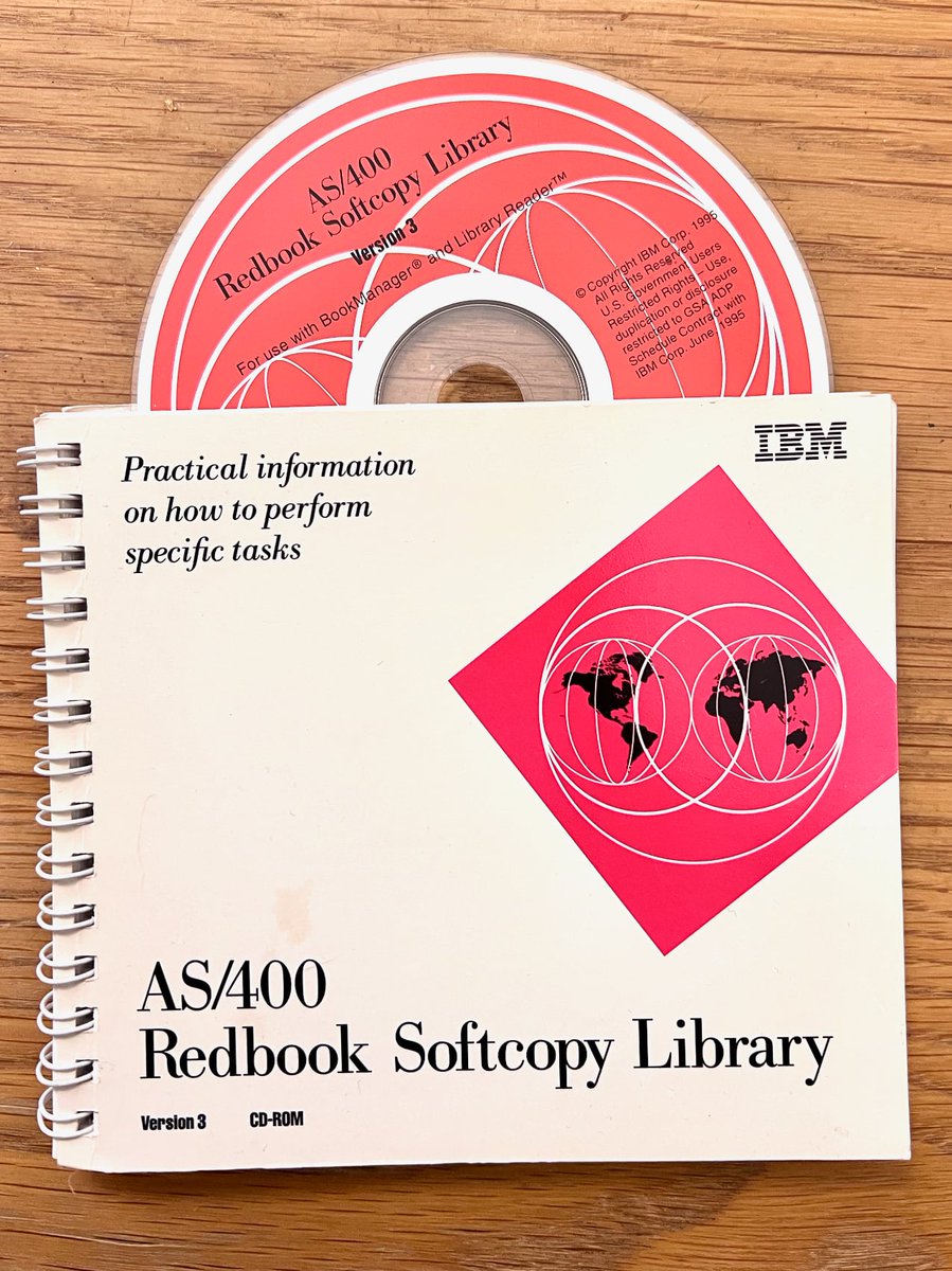 Here's a trip down the AS/400 memory lane.
itmanagement101.co.uk/as400-redbook-… 
#ibmas400 #as400 #ibmi