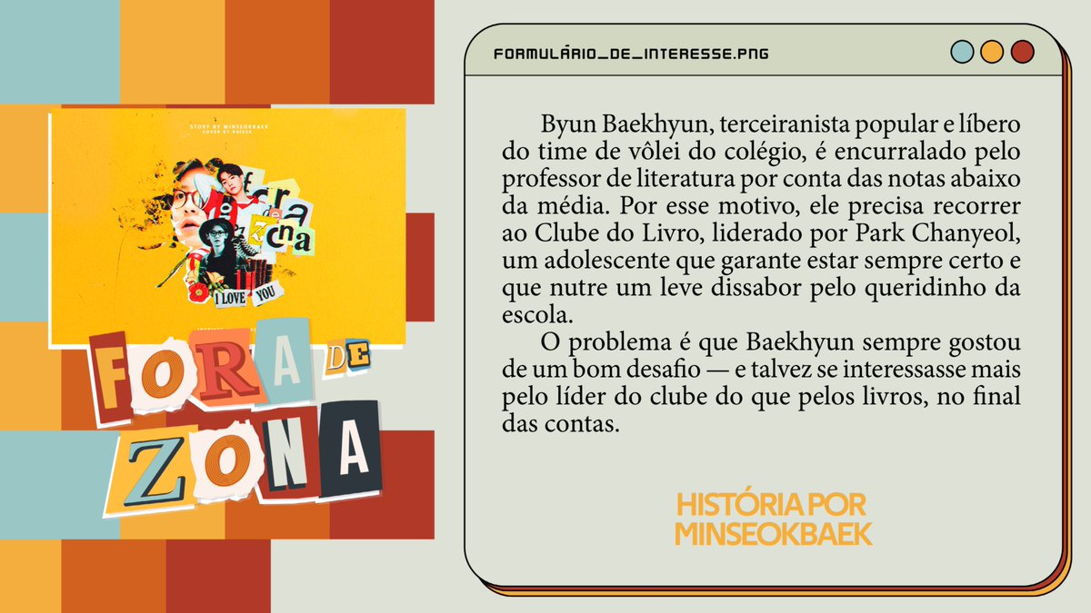 O apito soou! 
Formulário de interesse no #FdZFicbook abaixo!

Vocês pediram, me ameaçaram, imploraram de joelhos... e eu que sou coração mole, não resisti e cedi ao povo! Obrigada d+ pelo carinho com Fora de Zona! Amo vocês ♥

🏐Aberto até 24/01
📚Link: forms.gle/zDGagCA1jQz9FQ…