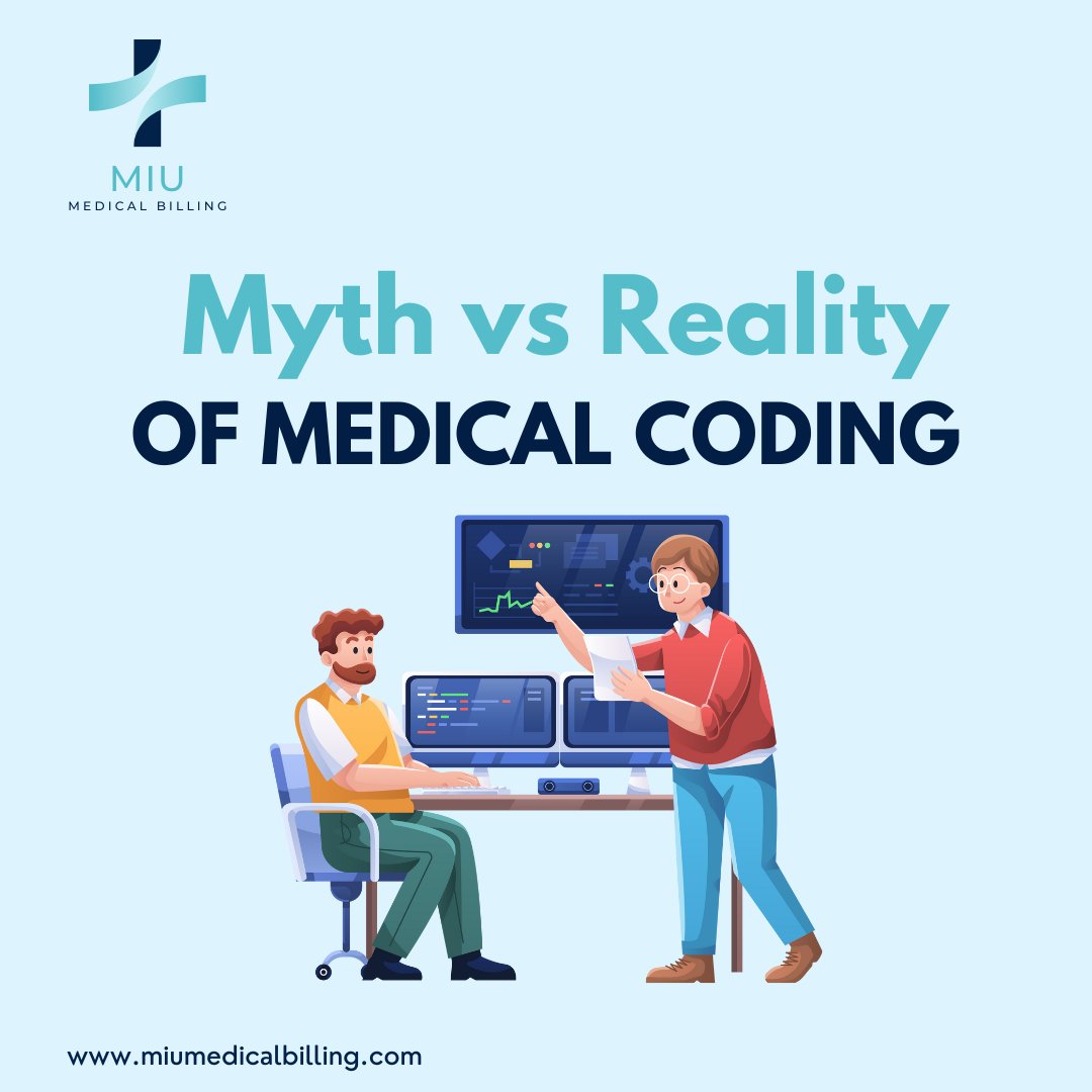 miumedbilling's tweet image. Demystifying the world of medical coding with MIU!Let's separate fact from fiction.
#CodingMyths #realitycheck #HealthcareInsights #medicalcoding #medicalbilling #billingsolutions #Healthcare #medicalbillingandcoding #medicalbillingcompany #texas #USAToday