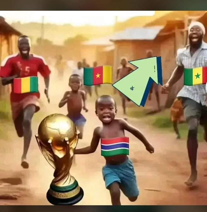 The determination on the kid's face gave me joy.

For the #Gambia 🇬🇲