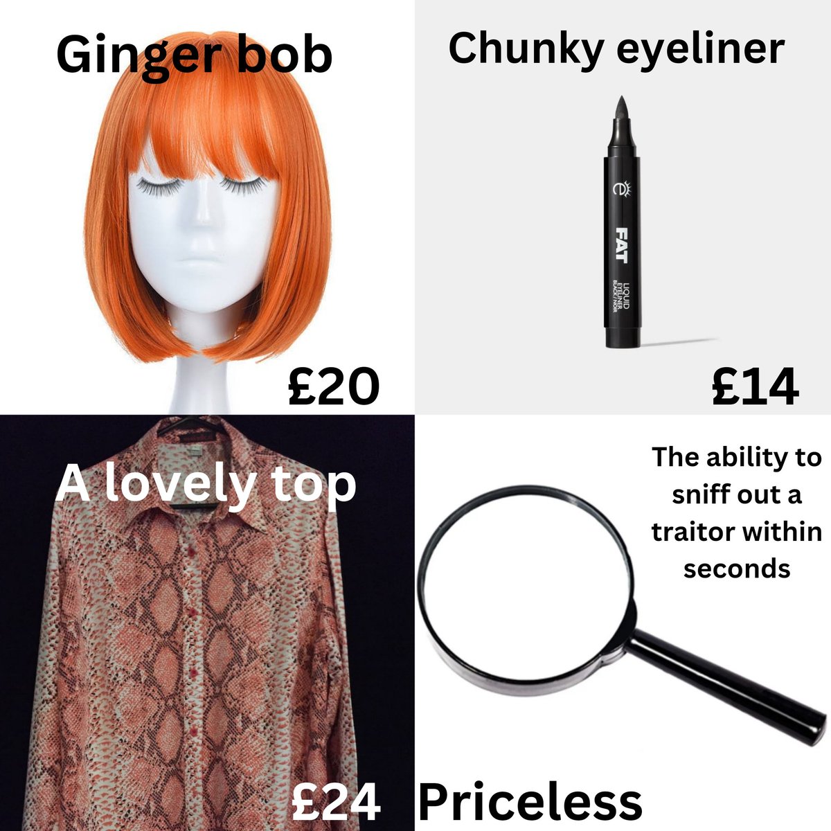 the Diane from #TheTraitors starter kit