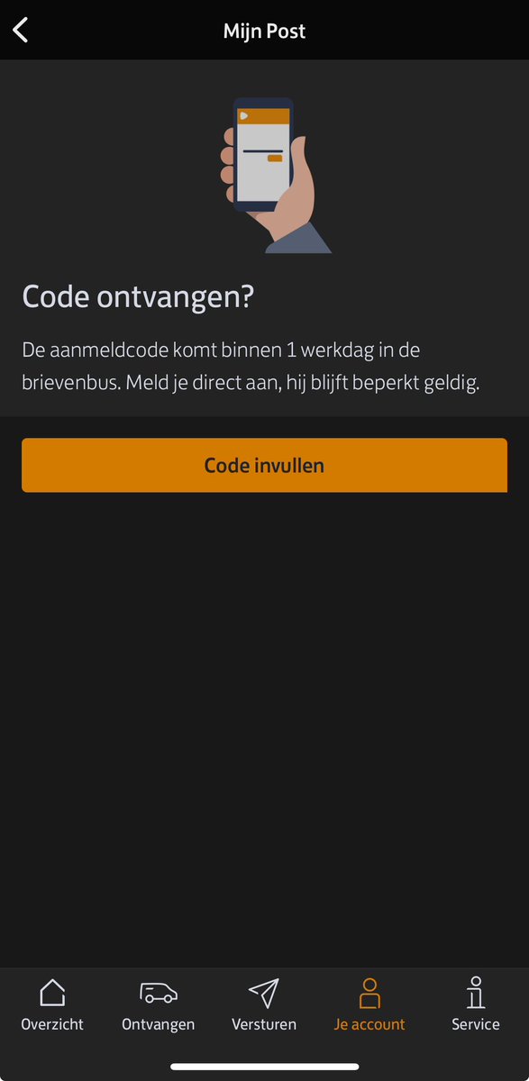 DeEnigeGerrit's tweet photo. @PostNL Ik zie niet de optie “niets ontvangen”? Waar zou dat moeten staan? https://t.co/6r6pEqEJny