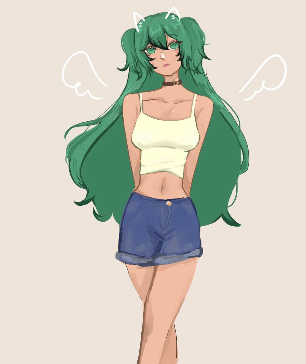 art raffle prize for @.Nerdy_Alysssa 
was so fun to draw 💚

#illusrtationart