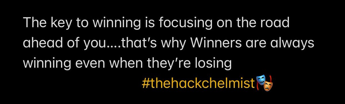 the_hackchef's tweet photo. 🏆 Unleashing a winning mindset daily! 🚀 Wake up ready to face your dreams, stay focused on unfinished goals. "Winning is all about the journey. Winners keep winning, even in defeat." Embrace the challenges, conquer your goals! 💪 #WinningMindset #DreamsToReality #StayFocused https://t.co/7QEpZn48o6