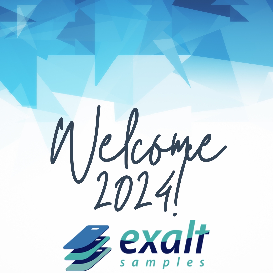 sampleboards's tweet photo. It's not hard to get back to work in the new year when you love what you do and who you work with. At Exalt Samples, that's exactly how we feel! We're looking ahead to show season - we'll be attending a bunch of shows to connect with you and check out your booths. Stay tuned! https://t.co/LGNvExe0TP
