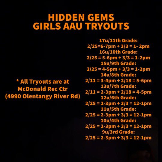 hiddengemsbball's tweet photo. HIDDEN GEMS BOYS &amp; GIRLS TRYOUT INFORMATION! #HiddenGems #TeamHiddenGems #TheHiddenGems #HiddenGemsPhenom #TheHiddenGemsWay #FocusedOnProgression #GrowthAndDevelopment #ExposureAndImprovement #ValueWithValues #DemGems #3Stripes #Adidas #AspireHigher #MambaMentality #ShineOnEm https://t.co/rThGwY6O59