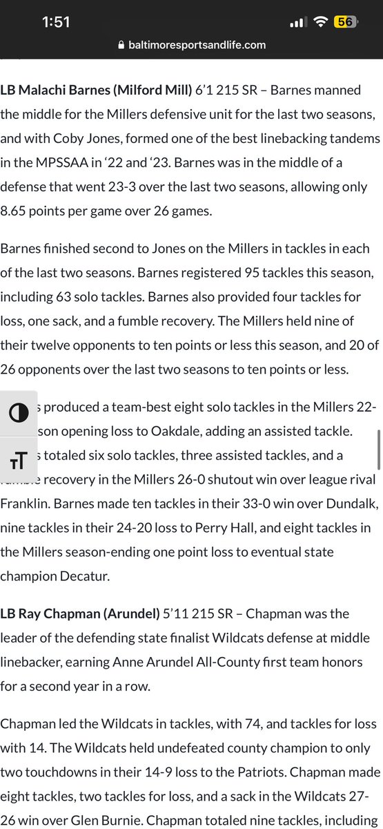 Blessed to be named all state Linebacker🙏🏽 #AGTG