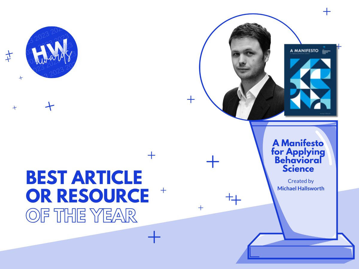🚀 The FINAL 2023 Habit Weekly Award winners are here! 🤩 📰 Best Article/Resource: 🥇 A Manifesto for Applying #BeSci @mhallsworth 🥈 7 Routes to Applied #BeSci Experimentation and Observation, Affective Advisory + @OECD 🥉 Lesson on Fraud and Whistleblowing @ZoeZiani